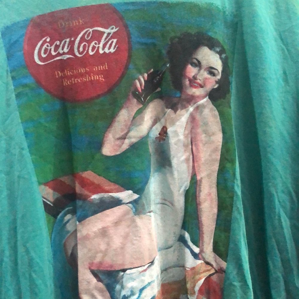 Coca-Cola vintage T-shirt 2XL - Picture 2 of 5